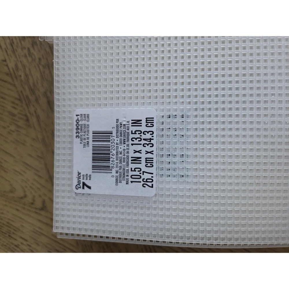 Plastic Canvas Sheets Lot 0f 55 Quick Count 7 Mesh Darice Colors Vintage New